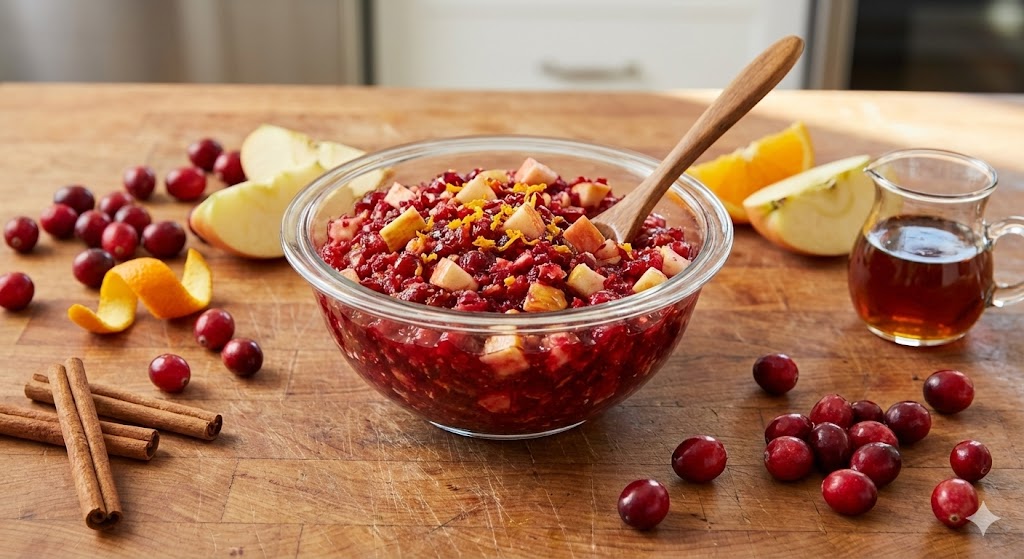 Zesty Cranberry & Honeycrisp Relish